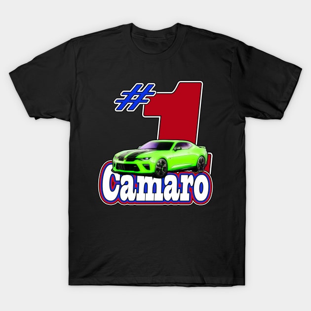 #1 2016 Camaro Tee Print and Everything Else T-Shirt by vivachas